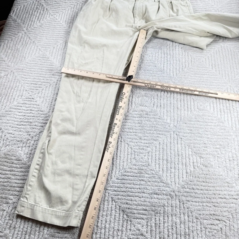 Polo Ralph Lauren Ethan Pant Mens 36x34 Beige Chinos Preppy VTG Y2K Old Money